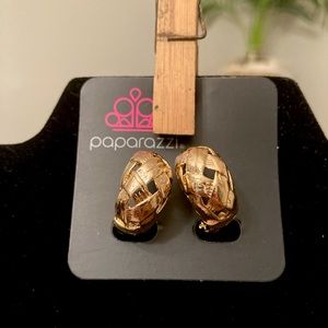 Wrought With Edge Gold Clip-On Earring